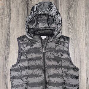 Pewter Vest with Hood